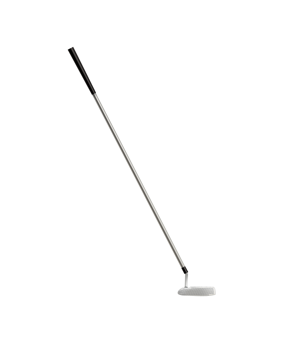 QD Golf putter with an interchangeable grip